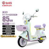 台铃台铃电动自行车超长续航85km公里大容量高端锂电池48V24Ah美妙免驾照上路豪华绿色