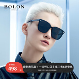 暴龙（BOLON）眼镜太阳镜墨镜韩版经典方框开车防晒圣诞送男友送女友BL3027 BL3027A13-深灰色