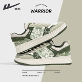 回力（Warrior）男鞋网鞋男2025夏季新款透气镂空网面鞋子男士薄款运动休闲板鞋男 米绿 42