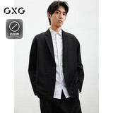 GXG男装 商场同款黑色休闲单西 黑色 180/XL