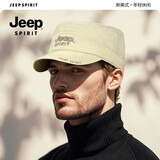 吉普（JEEP）帽子男平顶帽时尚简约鸭舌帽四季款中老年休闲百搭棒球帽
