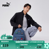 彪马（PUMA）官方 复古休闲双肩包书包 PATCH BACKPACK 079194 深蓝色-02 OSFA/均码