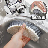水池清洁刷子果蔬刷可弯曲刷水槽刷瓷砖洗脸池水池洗漱台面盆刷子贝净洁