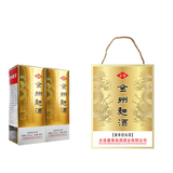 金州曲酒酱香型53度纯粮食酒 53度 500mL 2瓶 礼袋装 金州曲酒