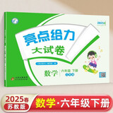 2025春新版 亮点给力大试卷六年级下册数学苏教版SJ 小学6下单元期中期末测试卷子江苏版JS