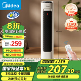 美的（Midea）【灵感系列】电热取暖器暖风机电暖气/家用冷暖风机电热风机电暖器/电暖风热风扇小太阳HFV20ER