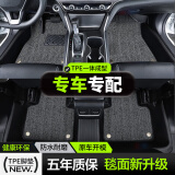 鑫盛凌汽车脚垫TPE全包围地毯式丝圈车垫原厂全车专用后备箱垫汽车脚垫 双层【黑银款雪妮丝】TPE脚垫 丰田凯美瑞亚洲龙卡罗拉雷凌锐放