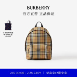 博柏利（BURBERRY）【礼物】男包 格纹尼龙双肩包