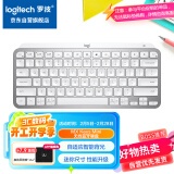 罗技（Logitech）大师系列 MX Keys Mini 简约无线蓝牙 高端办公键盘 智能键盘 背光时尚 超薄便携 浅灰色