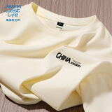 JEANSWEST LIFE真维斯美式潮牌纯棉短袖t恤男夏季男士内搭少年户外百搭宽松半袖T