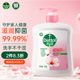 滴露（Dettol）健康抑菌洗手液滋润倍护500g 消毒抑菌99.99% 儿童适用不含酒精