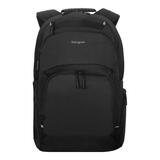 泰格斯（TARGUS） 25年新款15.6英寸大容量商务差旅通勤笔记本电脑双肩背包 CN600 黑色