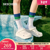 斯凯奇（Skechers）女鞋夏泡泡鞋软弹厚底增高外穿洞洞鞋凉拖鞋111127