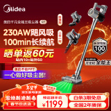 美的（Midea）吸尘器家用无线Q7 手持吸尘器   绿光显尘车载大吸力 除螨除尘一体机 轻量