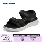 斯凯奇（Skechers）男鞋夏季透气凉鞋户外沙滩鞋魔术贴外穿鞋237286