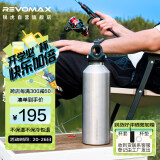 REVOMAX保温杯大容量瑞虎单手开盖水杯男士泡茶杯制冷保冷杯太空灰950ml