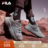 FILA 斐乐运动鞋女MARS II 火星二代秋秋季时尚复古跑步鞋女 合金灰-AL 37.5