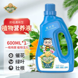 德沃多肥料 植物营养液通用600ml水培绿植花卉盆栽花肥料发财树绿萝液体肥