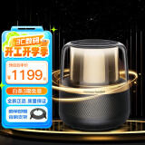 哈曼卡顿（Harman/Kardon） 音乐曜石 Allure Essential 桌面电脑蓝牙音箱电脑音响 360°环绕立体声下沉式低音炮 黑金