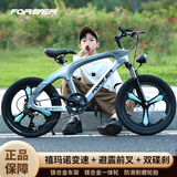永久（FOREVER）永久儿童自行车永久自行车儿童公主车儿童自行车6-10岁单车儿童 20寸亮光银|一体轮|充气胎+礼包