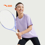 安踏儿童男童纯棉短袖夏冰爽T恤短装运动T儿童服装A72527106