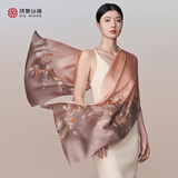 绣娘丝绸真丝丝巾礼盒桑蚕丝女士高档围巾披肩夏季送长辈妈妈母亲生日礼物