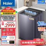 海尔（Haier）双动力洗衣机10公斤波轮大容量直驱变频洗衣机精华洗洗衣机智能投放语音播报全自动家用波轮洗衣机 【双动力新款】直驱变频+语音播报+高效精华洗+智投