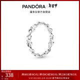 潘多拉（PANDORA）[新年礼物]时刻绳结戒指现代符号梦幻优雅生日礼物送女友