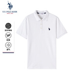 U.S. POLO ASSN.polo衫男商务休闲男士夏季短袖t恤翻领半袖上衣男父亲节礼物