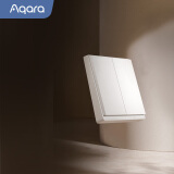 Aqara绿米联创 智能开关E1单火双键 遥控开关 已接入米家/HomeKit 白色