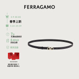 菲拉格慕（Ferragamo）女士黑色GANCINI双面腰带 0675180_C  _ 95（礼物送女友）