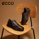 爱步（ECCO）商务休闲鞋 男士休闲皮鞋男鞋牛皮休闲运动鞋子正装鞋 雅仕207124 可可棕20712401482 41