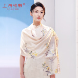上海故事真丝丝巾女春夏高档桑蚕丝绸披肩围巾女妈妈母亲节生日礼物 和风物语