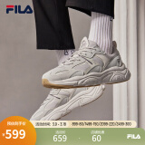 FILA【男女同款】斐乐官方跑步鞋复古老爹鞋火星鞋潮流时尚老爹鞋 男-南极灰/雨雾灰-AN 43