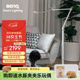 明基（BenQ）WiT Floor护眼落地灯 工作学习现代北欧LED书房客厅卧室落地灯 金色