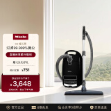 美诺（Miele）卧式吸尘器大功率强劲吸力家用智能三重过滤粉尘手柄控制配有多种刷头C3曜石黑