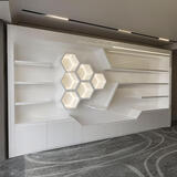 烤漆产品展示柜带灯公司展厅样品展示架荣誉墙陈列柜高档展柜定制 其他尺寸样式制作联系客服