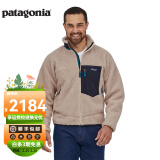 巴塔哥尼亚（Patagonia）男士摇粒绒夹克抓绒衣立领开衫外套Classic Retro-X Jkt 23056 NAT S