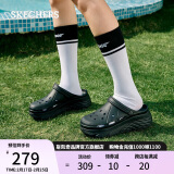 斯凯奇（Skechers）女鞋夏泡泡鞋软弹厚底增高外穿洞洞鞋凉拖鞋111127