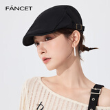 凡饰（FANCET）帽子女秋冬英伦复古报童帽百搭休闲雅痞风鸭舌帽纯棉时尚前进帽