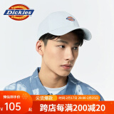 dickies 男女同款棒球帽 可调节潮流休闲鸭舌帽8 0 白色 均码