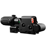 突鹰红点558+G33组合套装瞄准镜十字镜全息红膜真铁级金属快拆瞄准器 558+G33黑色红膜+充电器