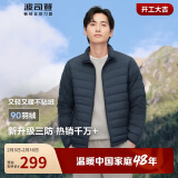 波司登轻薄羽绒服男款三防90绒短款防风外套B40131005 195/112A