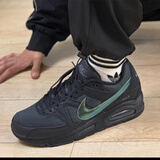 耐克（NIKE）官方男鞋 新款Air Max气垫缓震耐磨运动鞋舒适休闲低帮跑步鞋 AIR MAX/黑色 39