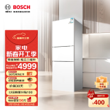 博世（BOSCH） 274升 三门冰箱小型电冰箱混冷无霜维他保鲜玻璃面板（白色）KKU28S20TI