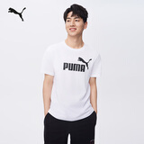 彪马（PUMA）纯棉宽松百搭休闲短袖T恤男女款夏季运动上衣688958 白-02 L (180/100A)