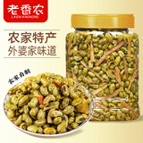 老香农新货农家青豆笋丝500g罐装水煮多味笋干临安特产青豆小吃小零食