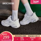 斯凯奇（Skechers）女鞋冬季保暖熊猫鞋复古老爹鞋厚底增高休闲运动鞋11959新年礼物