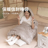 狼行者 睡袋成人户外旅行冬季四季保暖室内露营隔脏棉睡袋 1.3kg