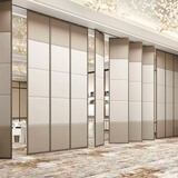 酒店活动隔断墙饭店包厢宴会厅办公室移动折叠推拉隔音屏风门网红 木饰面